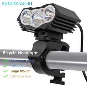 L2/T6 LED Light Bike 1200LM Bicycle Light Set with 6400mAh Battery USB Rechargeable Headlight/Flashlight