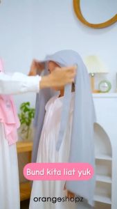 Jilbab Pahmina Malay Anak Polos Diamond 1 - 5 Tahun