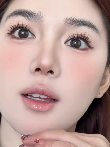 ขนตาปลอมแบบไม่มีกาวจาก Hanikezi รุ่น UIMO Crescent Moon Spring สไตล์ธรรมชาติแบบไม่มีก้าน ลอนเล็ก