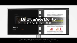 LG 29" WFHD Ultrawide Monitor | IPS Panel | 100Hz | 5ms