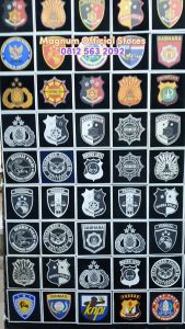 Patch Logo POLRI KAMUFLASE Series Emblem Prepet Perekat Velkro Tactical Army