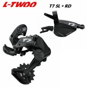 NEW! LTWOO T7 1x10 Speed Two Way Release Shifter + Stabilize Damping Rear Derailleur Cage Length 82mm 10s