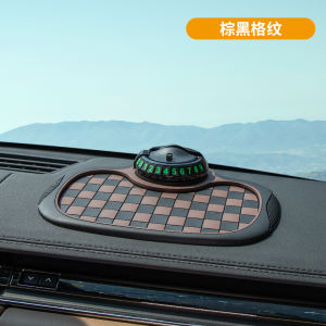 On Board Non Slip Mat Car Mobile Phone Storage Pad Multi-Functional Center Console Instrument Panel Navigation Holder Car High Temperature Resistant Ornaments