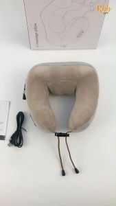 Rbb หมอนนวดคอไฟฟ้าไร้สาย 4 ปุ่ม รุ่น 8103 นวดผ่อนคลาย เครื่องนวด บรรเทาปวดเมื่อยบริเวณลำคอ หมอนสุขภาพ เครื่องนวดคอไฟฟ้า