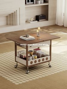 Foldable Storage Trolley Coffee Table