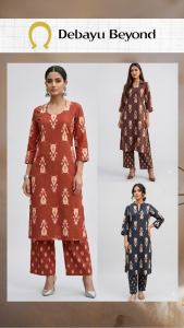 DEBAYU Nayo Cotton Co Ord Set Ethnic Printed Size S to XXL Malaysia