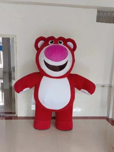 Famous Panda Cartoon Doll Costume Inflatable Snowman Arctic Bear Festival Event Performance Panda Doll Clothing