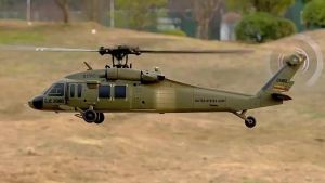 FMS | K270 Black Hawk Uh-60l Brushless Optical Flow Height Stabilization Quadrotor Helicopter 6-Axis Gyroscope 2.4g Remote Control Toy