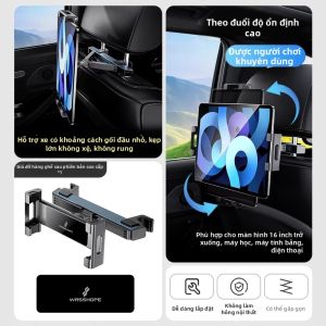 wasshope | Tay Giữ Thiết Bị Điều Chỉnh Được Cho Ghế Ô Tô