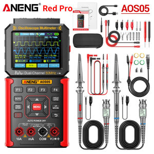 ANENG | ANENG AOS05 Handheld Oscilloscope Multimeter Signal Generator 50MHz Dual‑Channel 25000 Counts True‑RMS Digital Multi‑Meter