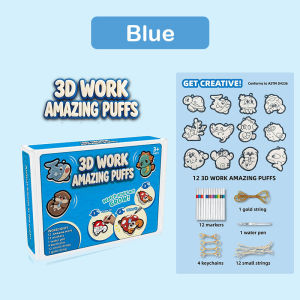 3D Puffy Foam Texture Painting Paper for Kids DIY Cotton Pulp Drawing Art Educational Craft Sponge Canvas Board Handicraft Toys