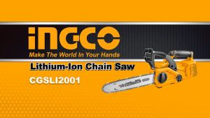 เลื่อยโซ่ไร้สาย 12นิ้ว 20V-BL Motor INGCO#CGSLI20128 (เครื่องเปล่า ครบชุด)