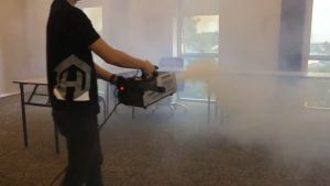 COD GVT Mesin Pembuat Kabut Mist Fog Machine RGB Remote 900W  FCGV90 / mesin pembuat kabut asap panggung ruangan terbaik murah warna warni otomatis embun