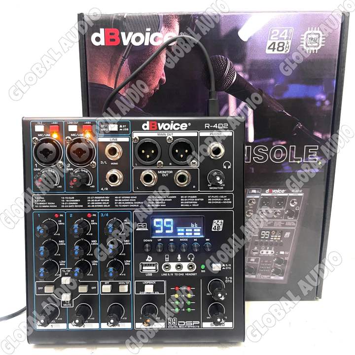 Mixer Audio DB Voice R402 Original 4 Channel DbVoice R 402 Bagus ( Bisa ...