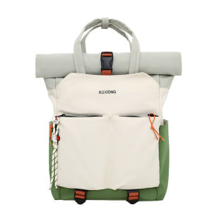 Trendy Large Capacity Outdoor Sports Climbing Hiking Bag Water-Resistant Casual Travel Backpack Nylon Arc Shoulder Strap