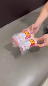 ถุงขยะมีหูหิ้ว ขนาด 45x50 ซม.  ถุงขยะ แบบม้วน ถุงขยะมินิมอล หนา เหนียว