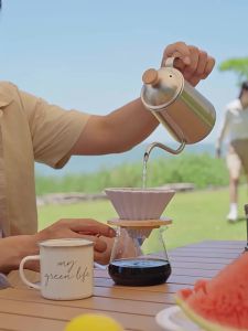 The Primitive | Foldable Camping Table and Chairs Set Portable Picnic Egg Roll Design