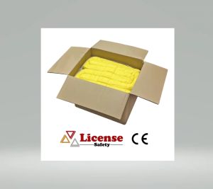 วัสดุดูดซับสารเคมี ชนิดรุนแรง กรด-ด่าง แบบท่อน สีเหลือง Chemical Absorbent Socksขนาด7.6ซม.ยาว1.2เมตร(16ท่อน/ลัง)