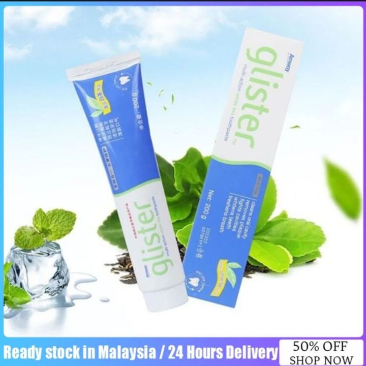 Glister Toothpaste Amway Original Multi-Action Fluoride Toothpaste Ubat ...