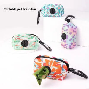 Waste Bag Dispenser Dog Poop Pickup Bag Holder Outdoor Dog Poop Bag Holder Pet waste bag storage box dog toilet pet supplies