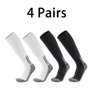 1/4 pairs Teenagers football socks outdoor match training sports anti slip breathable long Soccer socks Kids Calf socks