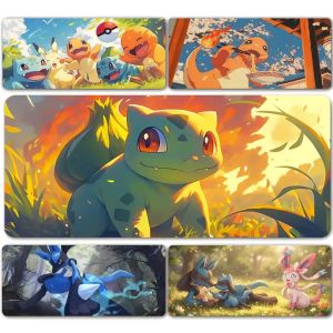 Bandai | Pokemon Gengar Gaming Mouse Pad Large Desk Mat 2MM Stitched Edge Non Slip Rubber Base Keyboard Pad Office Decor