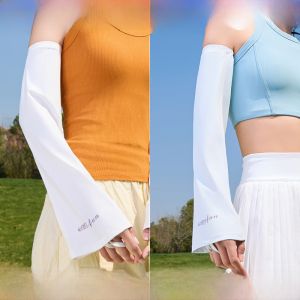 miiow | Loose Ice Sleeve Womens Sunscreen Half Palm Sleeve Cover Summer High Sensation Outdoor Sports Sun Protection Cool Feeling Arm Cover