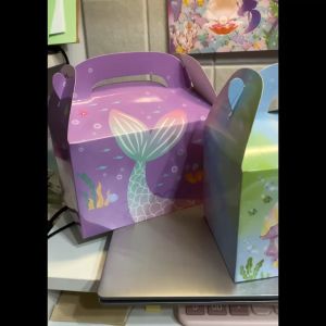 Mermaid Theme Under The Sea Party Balloon Headband Sea Animal Ocean Party Favor Loot Box Candy BagCandy