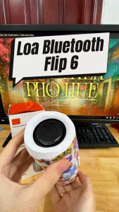 ( XẢ KHO ) Loa bluetooth mini Loa Bluetooth Flip 6 Công Nghệ PartyBoostTreble Âm Bass Cực Mạnh Âm thanh chân thực sống động