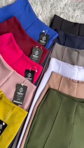 Celana Cutbray Scuba - Celana Cutbray Kantor - Celana Kerja Wanita - Celana Super Jumbo