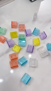 Mini Colorful Paper Clip Candy Color Reusable Snack Bags Clip Page Holder No-Crease Multipurpose Bookmark Slide Clips Transparent File Index Plastic Office School