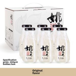 Yao Shuxian Herbal Tremella a Kind of Semi-Transparent White Fungus Fresh Dew Brewing-Free Instant Breakfast Meal Replacement Fresh Stewed Red Dates Wolfberries Soup 6 Bottles
