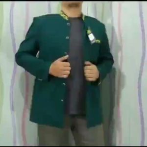 Jasko Bordir Kerah Saku: Baju Koko Pria Dewasa Modern