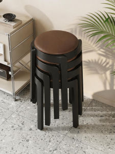 SAMEDREAM | Stackable Round Stool Extra Thick