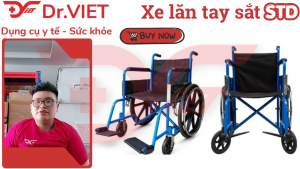 Xe lăn tay sắt STD
