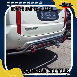 TOWING BELAKANG BESI Rear Bumper Guard ALL NEW INNOVA REBORN - SEVENCODE COBRA - Aksesories Mobil Bisa COD