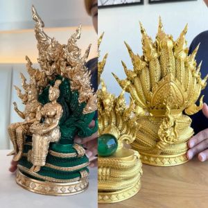 เเบบเดียวในไทย งานต้นเเบบ  สวยเด่นสง่า บารมีเเรงกล้า กับมวลสารจากทั่วประเทศมากกว่า 15 ชนิด