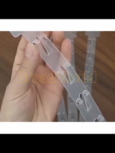 20pcs Clip Strip Display Makanan 62cm Strip Klip Produk Supermarket Snack Hanging Strip