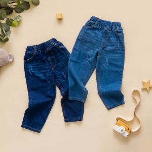 Celana Panjang Jeans Anak Ripped Capung Kidswear 1-6 Tahun
