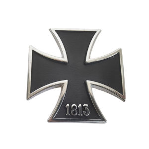 Chữ Thập Sắt Kim Loại Chrome Biểu Tượng Xe Máy Kiểu Dáng Xe Huy Hiệu Miếng Dán Decal Đức 1813 Malta Đạo Đức Biểu Tượng Tự Động Pat