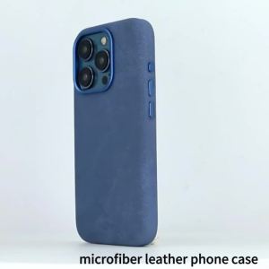 Microfiber Magnetic Phone Case Cover For iPhone Air PU Leather Mobile Case For iPhone 17 16 15 14 13 Pro MAX Metal Camera Lens