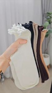 พร้อมส่ง⚡ มีเก็บเงินปลายทาง💸ถุงเท้าหุ้มข้อ มี 6 สี ใส่ได้ทั้งชายและหญิง แนะนำเท้าไม่เกิน41 (ราคาต่อ 1 คู่) : Do hight