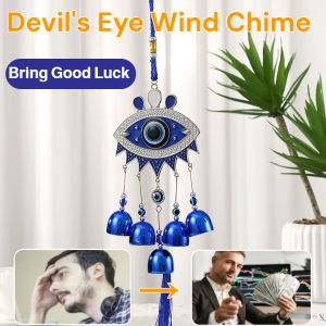 Wind Chime Devils Eye Guardian Wind Chime Change The Magnetic Field Bring Good Luck Room Decor Accessories