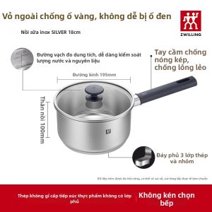 zwilling | Nồi Đa Năng Thép Không Gỉ Không Phủ