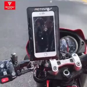 🔥Ready Stock🇲🇾 MOTOWOLF Motorcycle Waterproof Phone Bag Holder Bicycle Bracket Motor Pemegang Telefon Basikal MDL2818