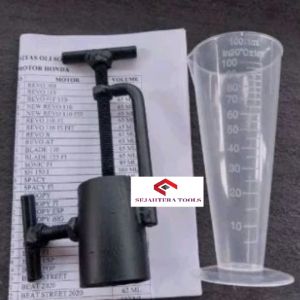 Treker Shockbreker + Gelas takar 100 ml gelas oli shok murah Lengkap