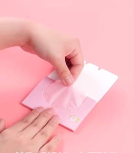 【100 PCS Face Oil Blotting Paper】Bamboo Charcoal Oil Control Film - Absorbs Excess Oil Keeps Skin Matte & Fresh All Day | Portable for On-the-Go