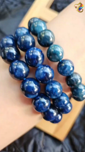 Collection Grade Rare Old Mine Petrified Blue Vein Devilish Sodalite Bracelet