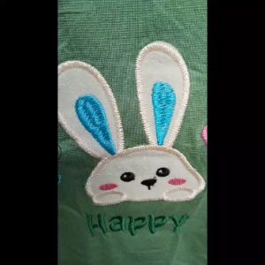 Kaos Anak Lengan Pendek - Bordir Happy