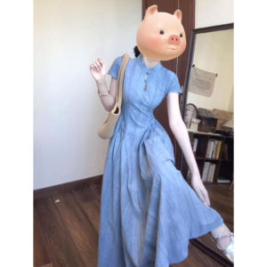 CHANGTONG | Traditional Chinese Style Advanced Look Summer Dress
